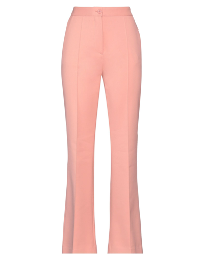 Shop See By Chloé Woman Pants Salmon Pink Size 10 Cotton, Polyester, Viscose, Elastane