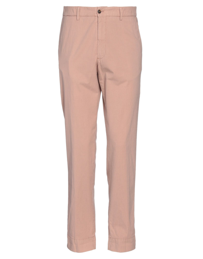 Shop Briglia 1949 Man Pants Blush Size 32 Cotton, Polyester, Elastane In Pink