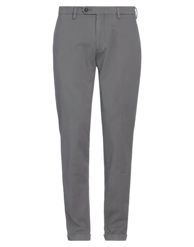 Shop Michael Coal Man Pants Grey Size 42 Cotton, Elastane