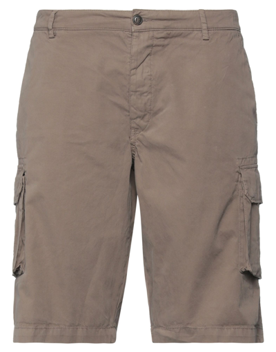 Shop 40weft Man Shorts & Bermuda Shorts Khaki Size 28 Cotton In Beige