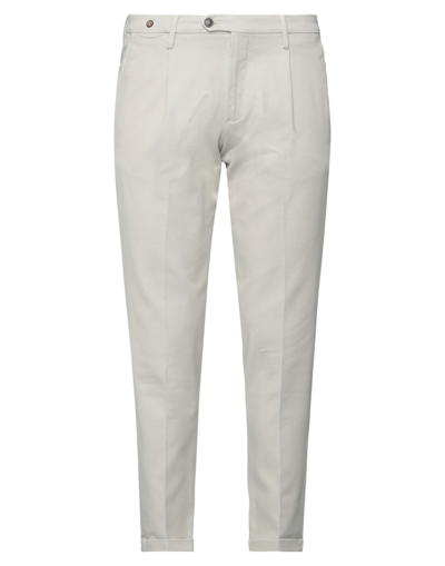 Shop Filetto Pants In Light Grey