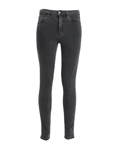 Shop Topshop Woman Jeans Black Size 30w-34l Cotton, Polyester, Elastane