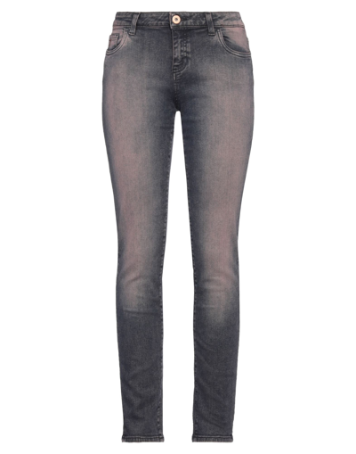 Shop Trussardi Jeans Woman Jeans Deep Purple Size 26 Cotton, Elastane