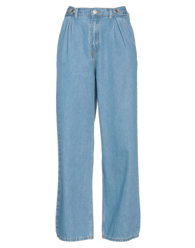 Shop Dr.denim Dr. Denim Woman Denim Pants Blue Size S-30l Cotton