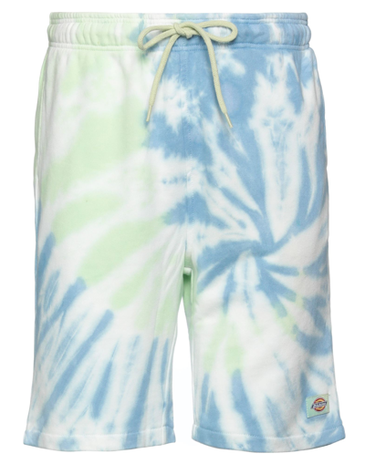 Shop Dickies Man Shorts & Bermuda Shorts Azure Size Xl Cotton In Blue
