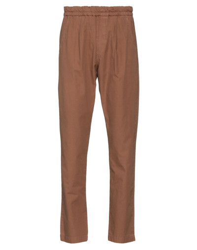 Shop Derriere Heritage Co. Man Pants Camel Size S Cotton, Elastane In Beige