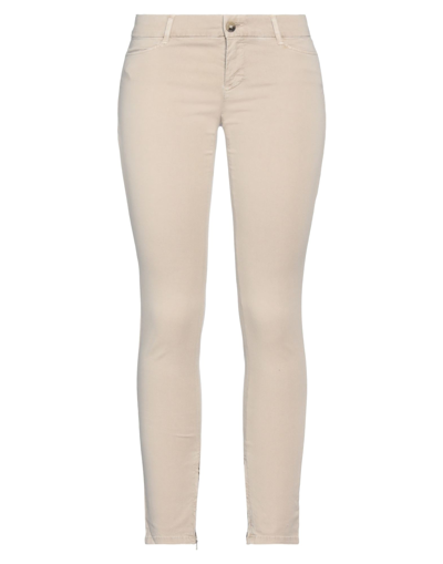 Shop Jacob Cohёn Woman Pants Beige Size 27 Cotton, Elastane