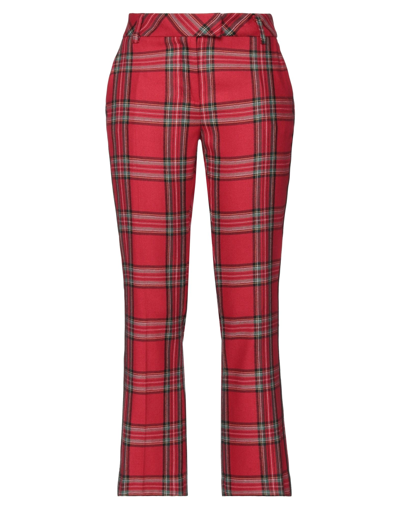 Shop Giuliette Brown Pants In Red