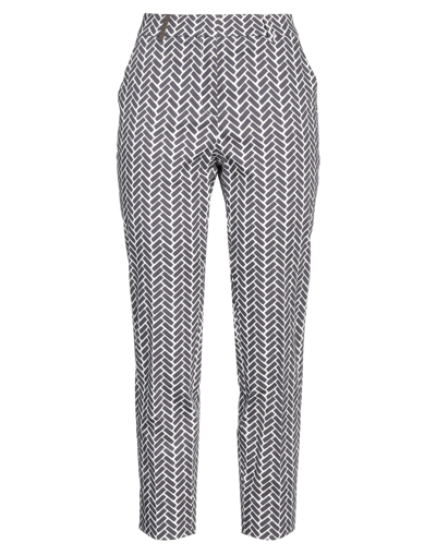 Peserico Pants In Steel Grey