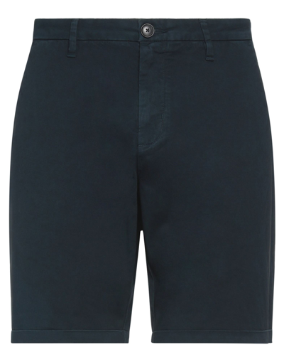 Shop Sun 68 Man Shorts & Bermuda Shorts Midnight Blue Size 33 Cotton, Elastane