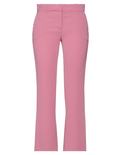 Shop L'autre Chose L' Autre Chose Woman Pants Pastel Pink Size 8 Polyester