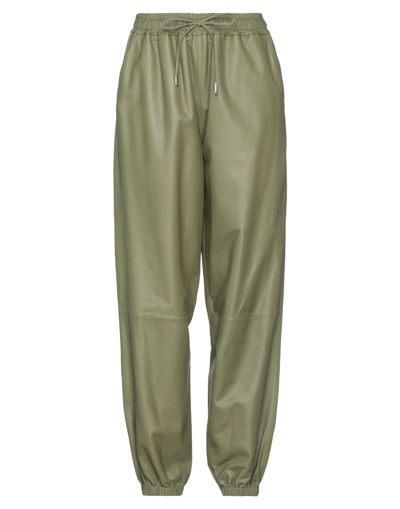 Shop Desa Nineteenseventytwo Desa 1972 Woman Pants Military Green Size 6 Soft Leather