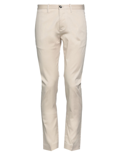 Shop Nine:inthe:morning Nine In The Morning Man Pants Beige Size 28 Cotton, Elastane