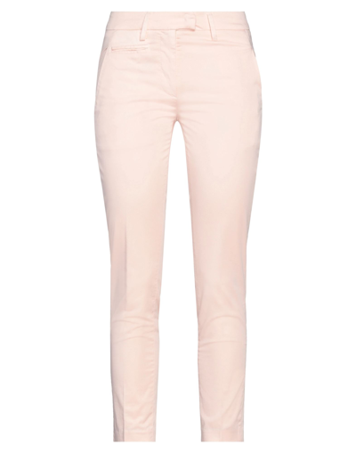 Shop Dondup Woman Pants Pink Size 29 Cotton, Elastane