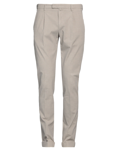 Shop Briglia 1949 Man Pants Beige Size 34 Cotton, Elastane
