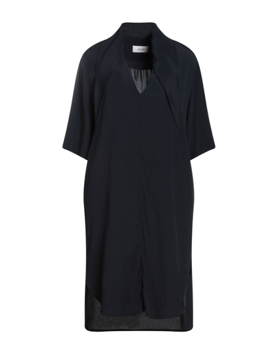 Shop Aglini Woman Midi Dress Midnight Blue Size 4 Acetate, Silk