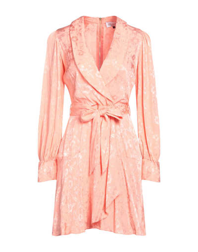 Shop Closet Woman Mini Dress Salmon Pink Size 10 Viscose