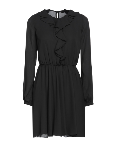 Shop Frankie Morello Woman Mini Dress Black Size 10 Polyester