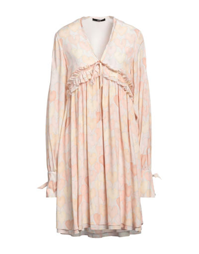 Shop Sly010 Woman Mini Dress Blush Size 8 Viscose, Silk In Pink