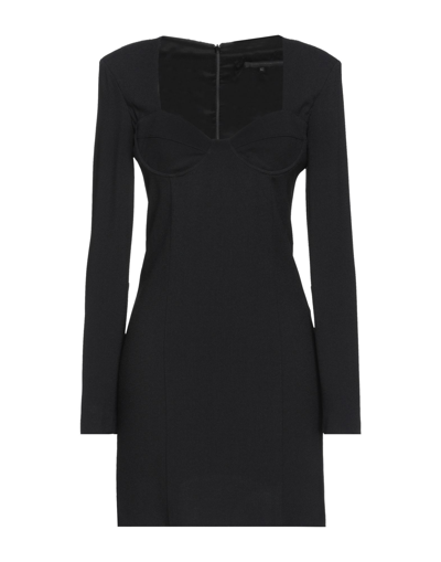 Patrizia Pepe Sera Short Dresses In Black