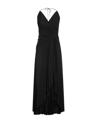Shop Alexandre Vauthier Woman Midi Dress Black Size 10 Polyester