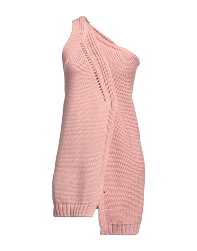 Shop Ndegree21 Woman Mini Dress Pink Size 6 Cotton, Polyamide