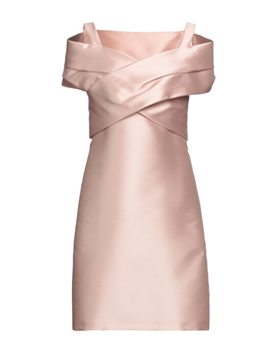 Shop Alberta Ferretti Woman Midi Dress Light Pink Size 6 Silk