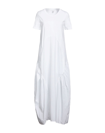 Shop European Culture Woman Long Dress White Size Xs Cotton