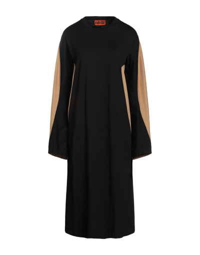 Shop Colville Woman Midi Dress Black Size S Cotton