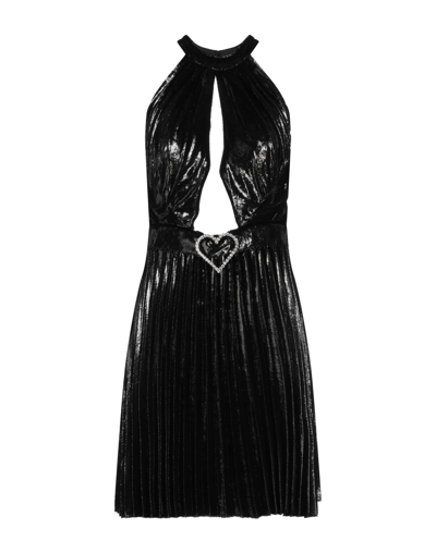 Shop Philipp Plein Woman Mini Dress Black Size Xl Polyester