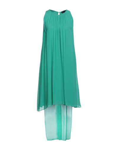 Shop Antonelli Woman Midi Dress Green Size 6 Viscose
