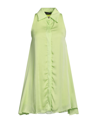 Shop Feleppa Woman Mini Dress Acid Green Size 8 Polyester
