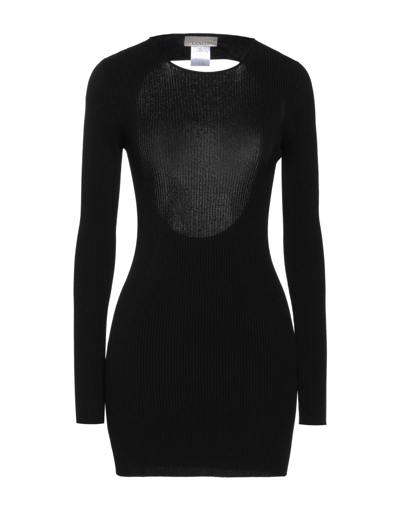 Shop Laneus Woman Mini Dress Black Size 8 Viscose, Polyester