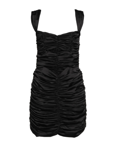 Shop Nineminutes Woman Mini Dress Black Size 8 Polyester, Elastane