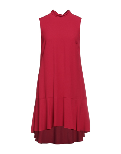 Shop Red Valentino Woman Short Dress Red Size 2 Acetate, Viscose