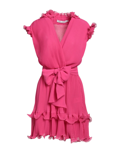 Shop Space Simona Corsellini Simona Corsellini Woman Mini Dress Fuchsia Size 10 Polyester In Pink