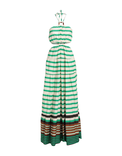 Shop Souvenir Woman Maxi Dress Ivory Size M Cotton