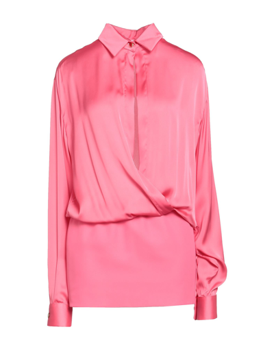 Shop Stefano De Lellis Woman Mini Dress Pink Size 8 Pes - Polyethersulfone, Elastane