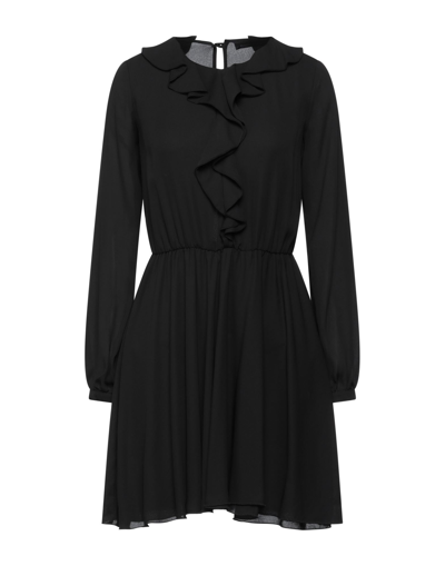 Shop Frankie Morello Woman Mini Dress Black Size 10 Polyester