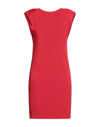 Shop Gai Mattiolo Woman Mini Dress Red Size 10 Polyester, Elastane