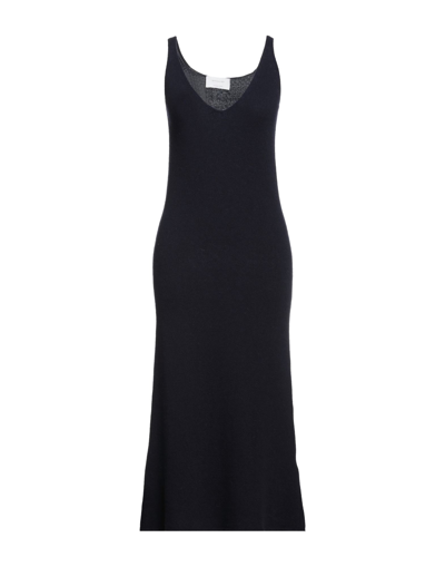 Shop Daniele Fiesoli Woman Midi Dress Midnight Blue Size 3 Wool, Cashmere