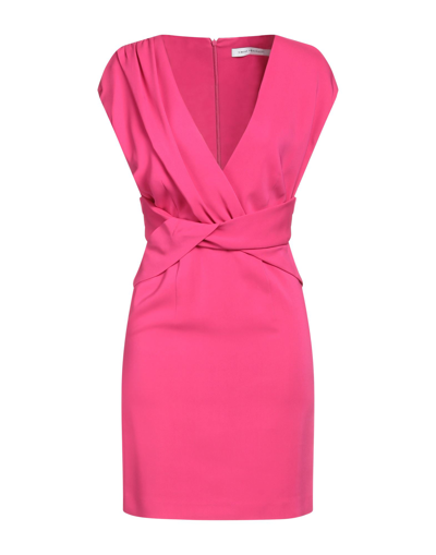 Shop Space Simona Corsellini Simona Corsellini Woman Mini Dress Fuchsia Size 10 Viscose, Elastane In Pink