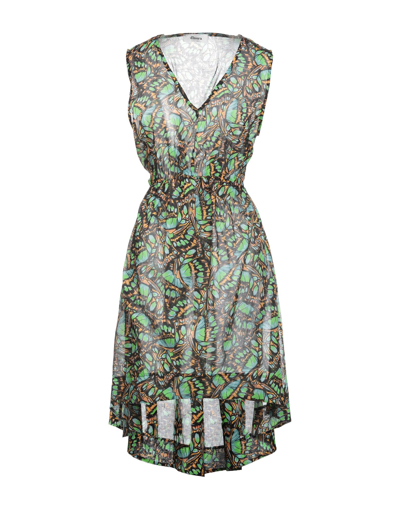 Shop Dimora Woman Mini Dress Light Green Size 4 Viscose