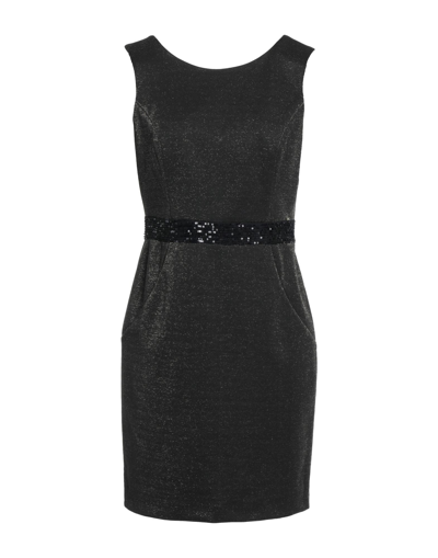 Shop Fracomina Woman Mini Dress Dark Brown Size S Polyester, Lurex, Elastane