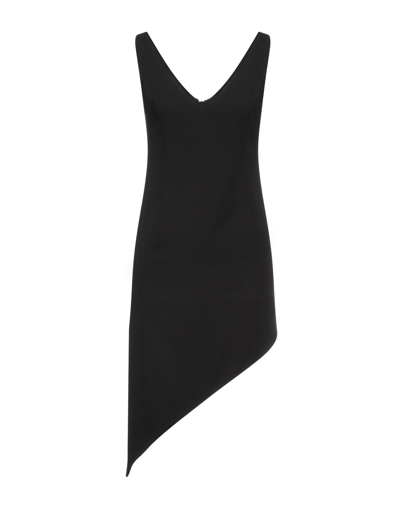 Shop Stefano De Lellis Woman Mini Dress Black Size 4 Pes - Polyethersulfone, Elastane