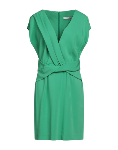 Shop Space Simona Corsellini Simona Corsellini Woman Mini Dress Green Size 12 Viscose, Elastane