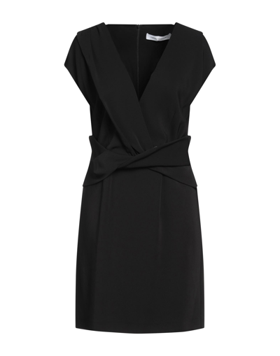 Shop Space Simona Corsellini Simona Corsellini Woman Mini Dress Black Size 12 Viscose, Elastane