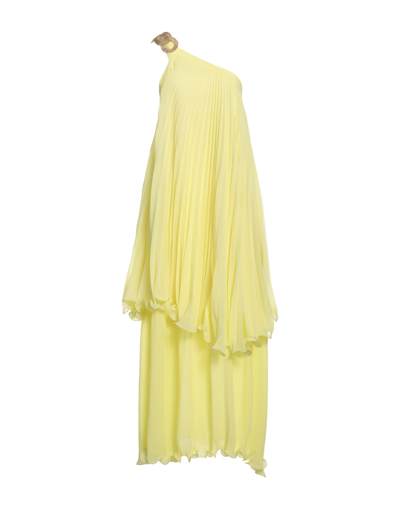Shop Space Simona Corsellini Long Dresses In Yellow