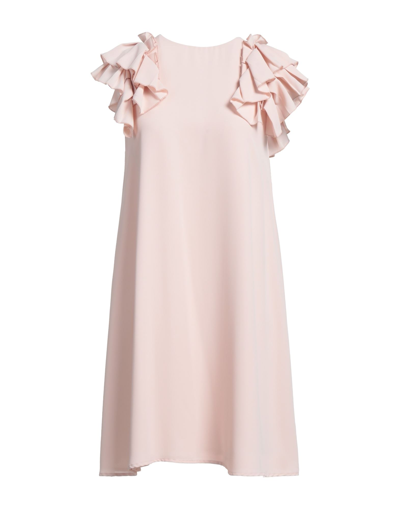 Shop Soallure Woman Mini Dress Blush Size 8 Polyester In Pink