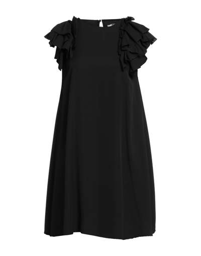 Shop Soallure Woman Mini Dress Black Size 8 Polyester
